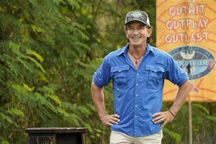 Jeff Probst on Survivor season 41 at Tribal Council