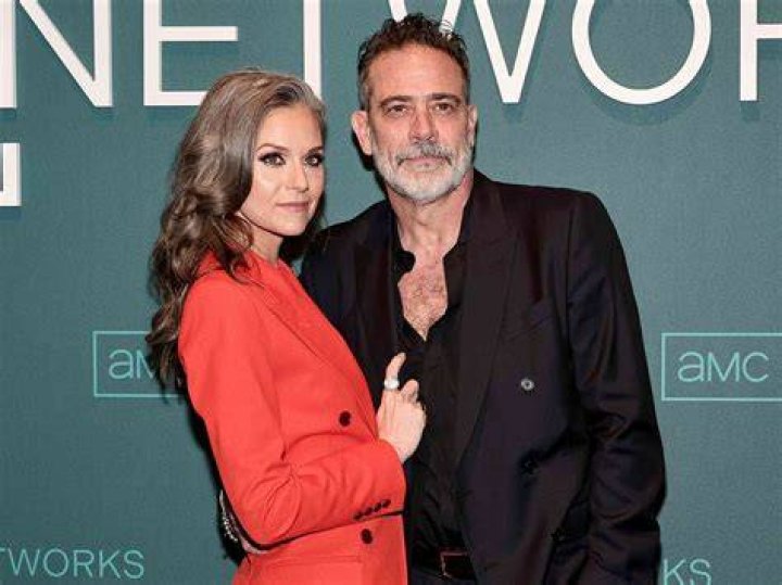 Jeffrey Dean Morgan with his wife Hilarie Burton