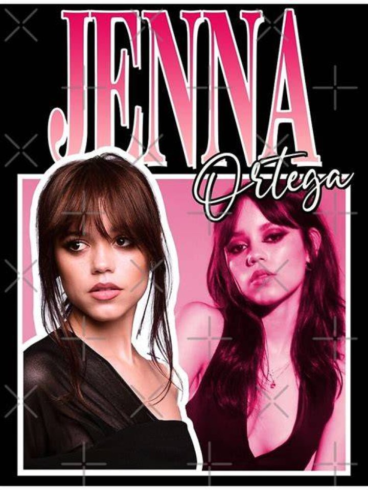 Jenna Ortega in a poster for the movie X