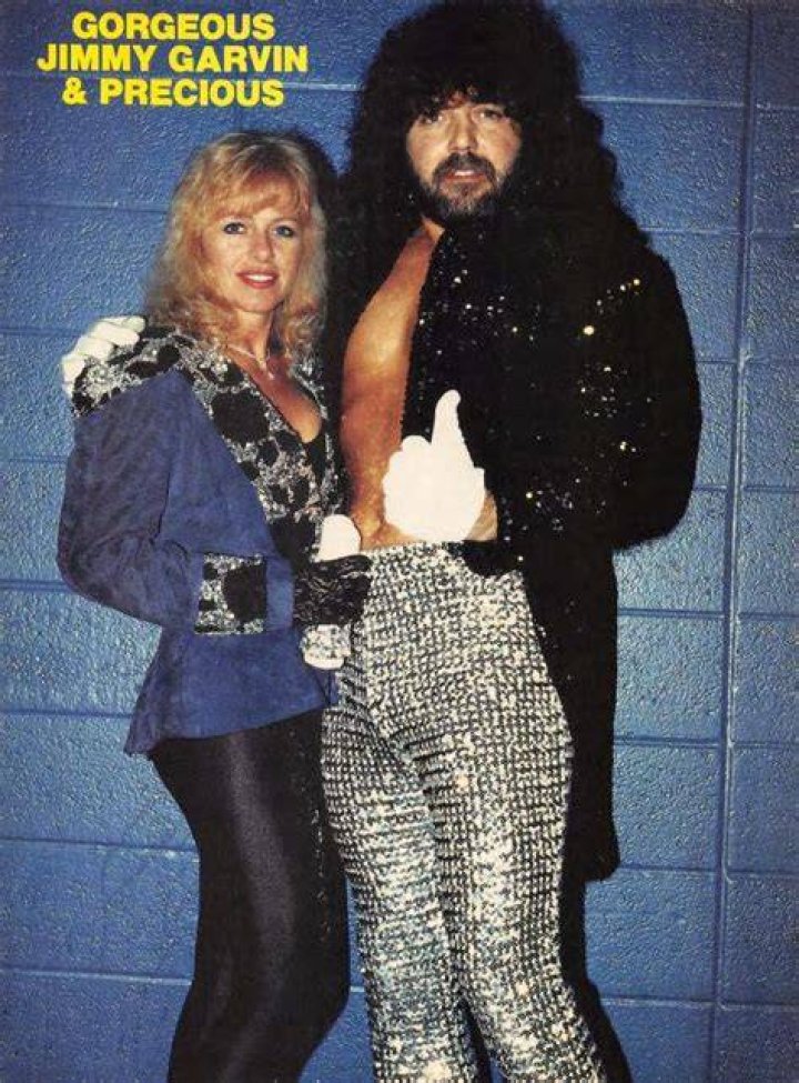 Jimmy Garvin with manager