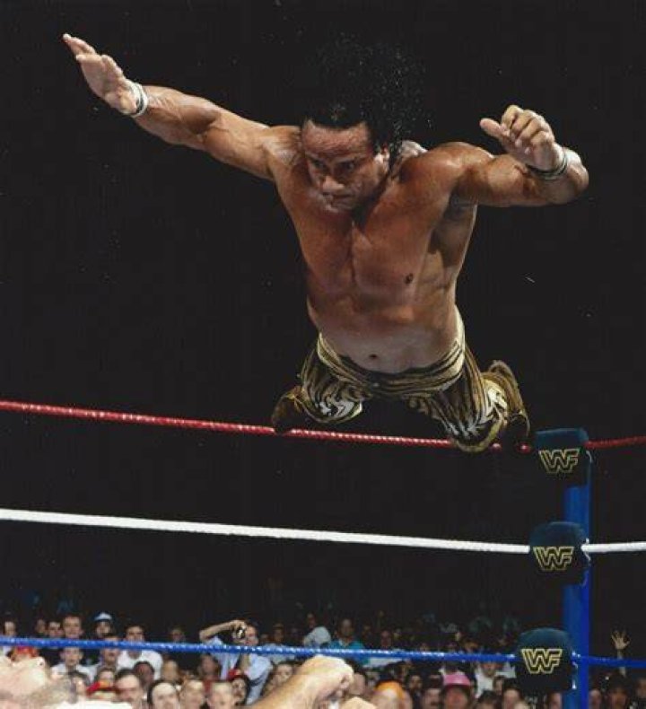 Jimmy Snuka Leaps Off Steal Cage