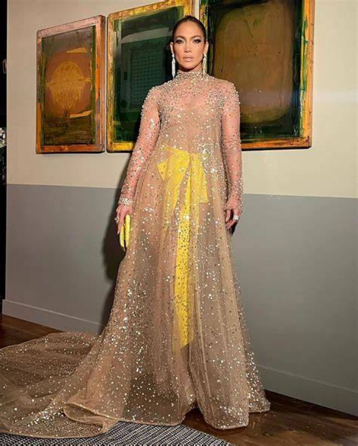 jlo in a dress