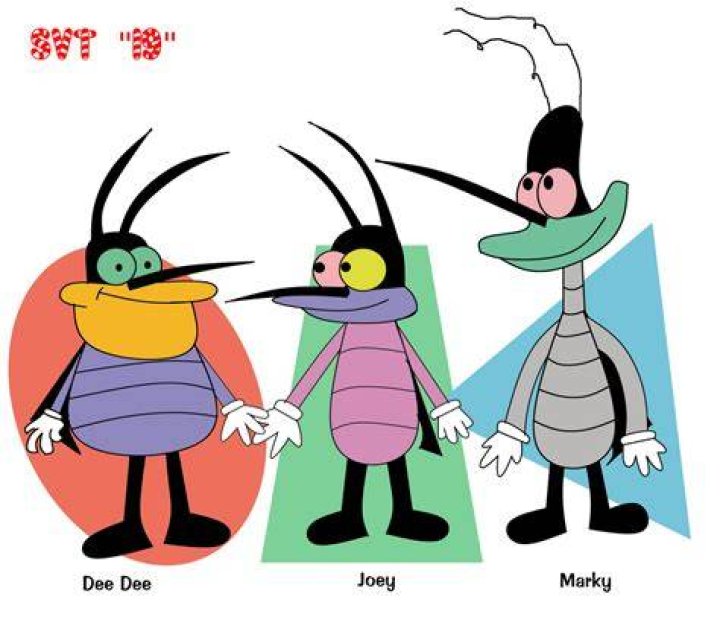 Joey, Marky and Dee Dee (Oggy and the Cockroaches, seasons 14, 6 and 7