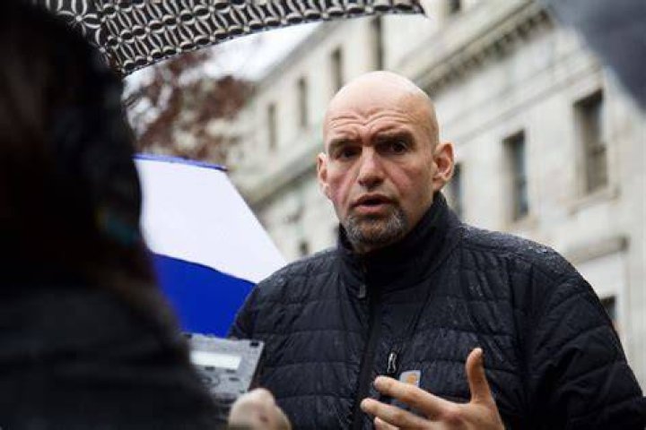 John Fetterman Photo at March for Israel Goes Viral Newsweek