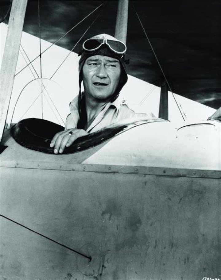 John Wayne in The Wings of Eagles in a hospital room