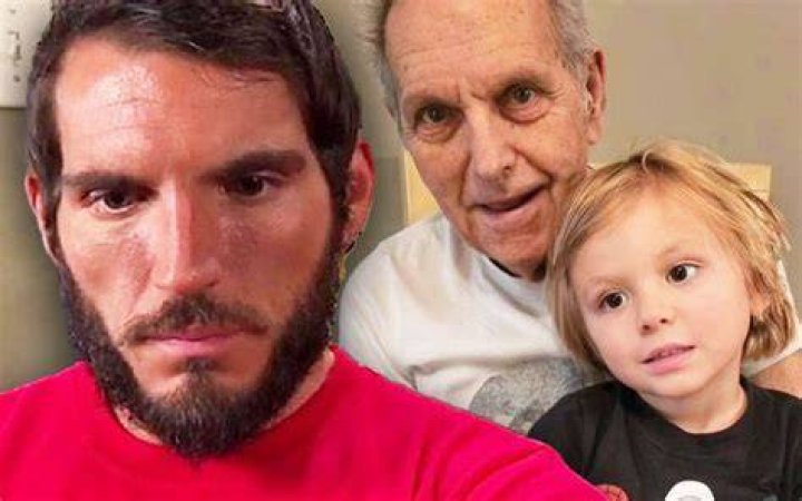Johnny Gargano with his father 