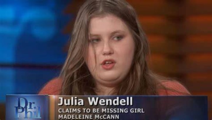 Julia Wendell, who is claiming to be Madeleine McCann, appears on Dr Phil. Photo / Supplied