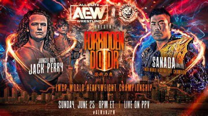jungle boy vs sanada at forbidden door