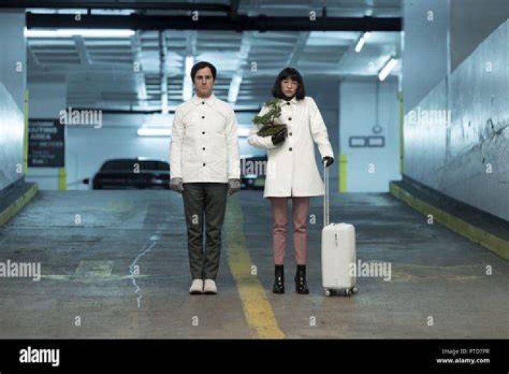 Justin Theroux and Sonoya Mizuno in Maniac