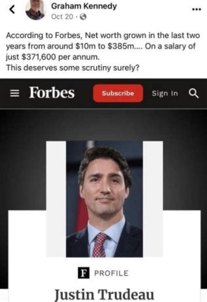 Justin Trudeau Net Worth Forbes: A Comprehensive Analysis