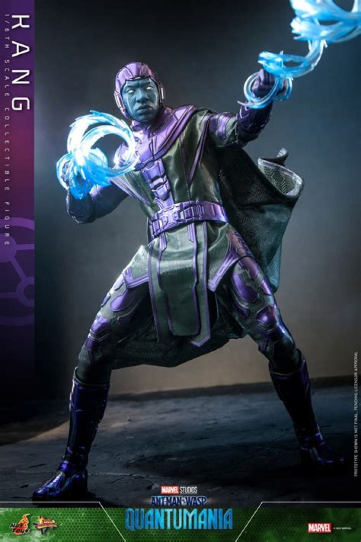 Kang The Conqueror unleashes energy in Marvel Comics.