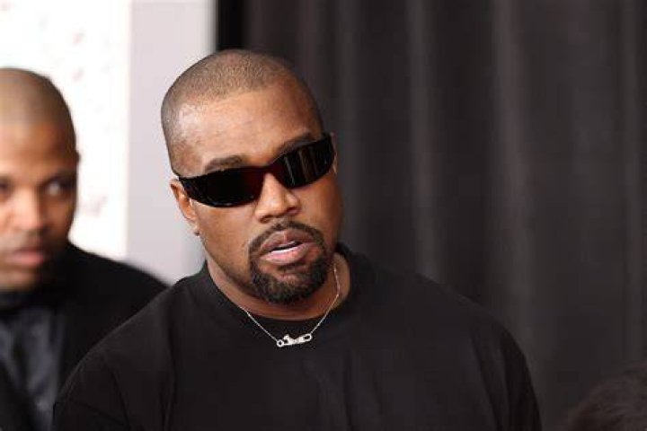 Kanye West with now ex wife, Kim Kardashian. Photo / AP