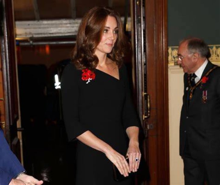 Kate Middleton Attends Festival of Remembrance Wearing a Roland Mouret Dress