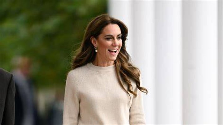 Kate Middleton Is Chic in a Ribbed Sweater and Matching Skirt