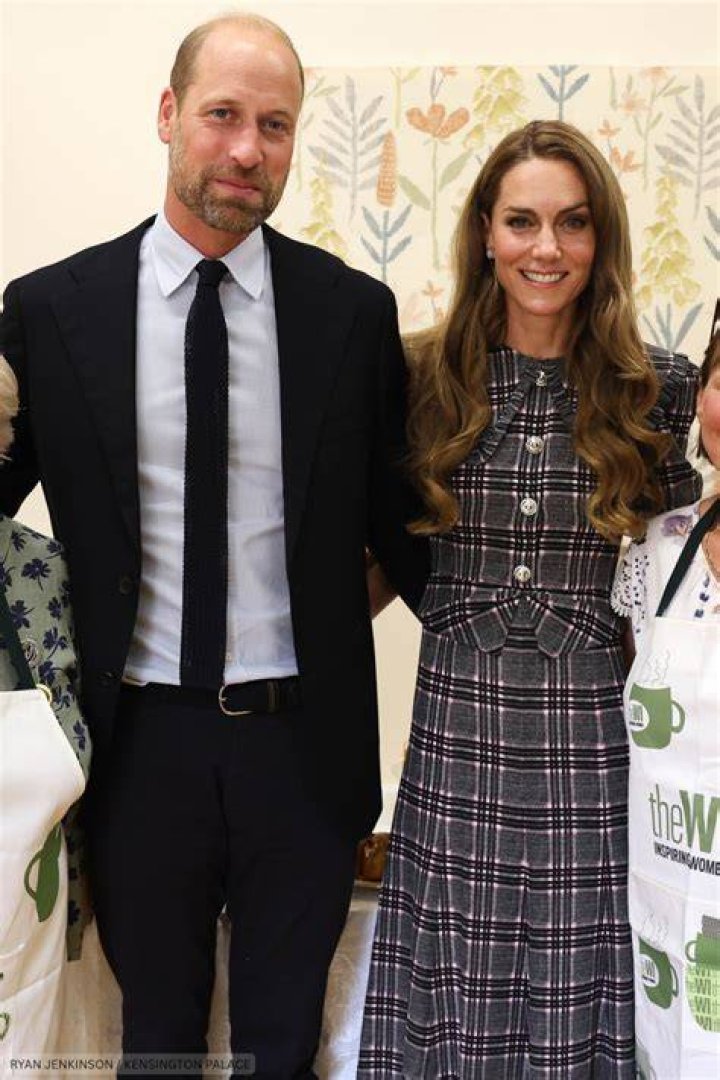 Kate Middleton Wears a Plaid Alessandra Rich Dress at V&A