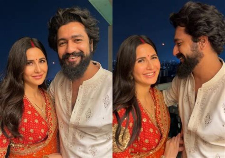 Katrina Kaif Vicky Kaushal Karwa Chauth Selfie With Family.