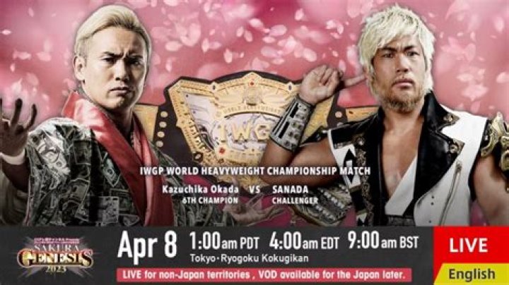 Kazuchika Okada vs Sanada NJPW 