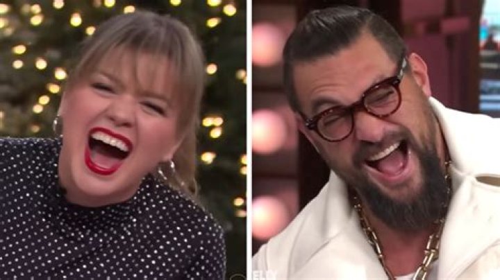 Kelly Clarkson Redirects Conversation With Jason Momoa After He Shows Off NSFW Moves