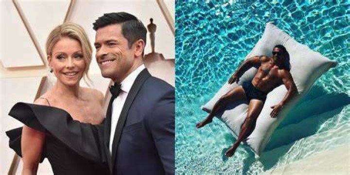 Kelly Ripa Posts Shirtless Thirst Trap of Husband Mark Consuelos in the Pool