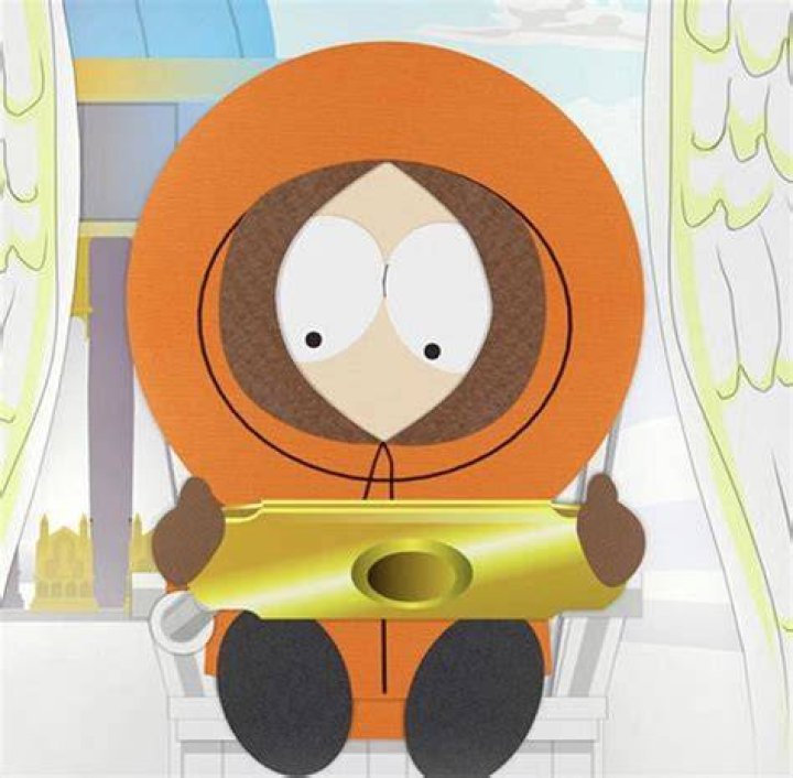 Kenny with a golden PSP in South Park