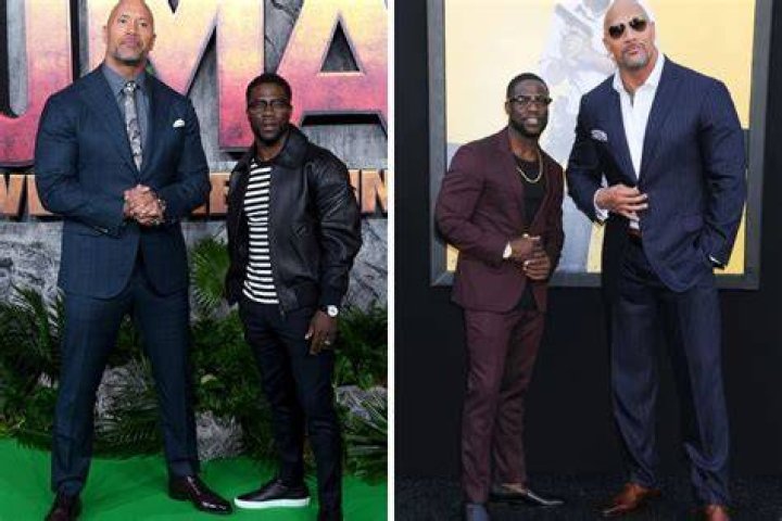Kevin Hart&rsquo;s Height Difference Against The Rock & More CoStars