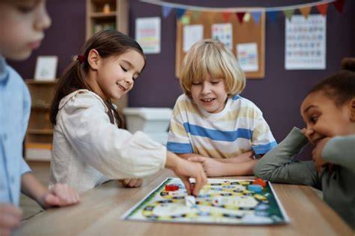 Kids playing games