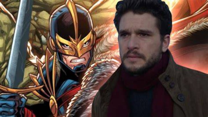 Kit Harington as Dane Whitman with Ebony Blade