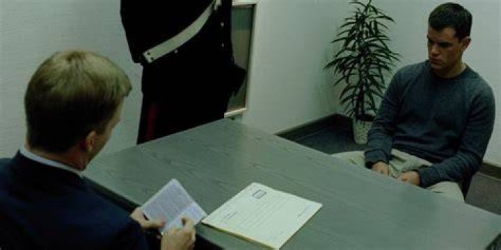Knockout scene from Bourne Identity