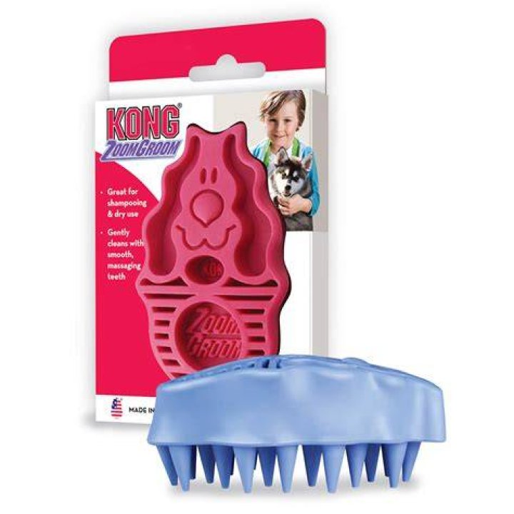 KONG Dog ZoomGroom Multi-Use Brush