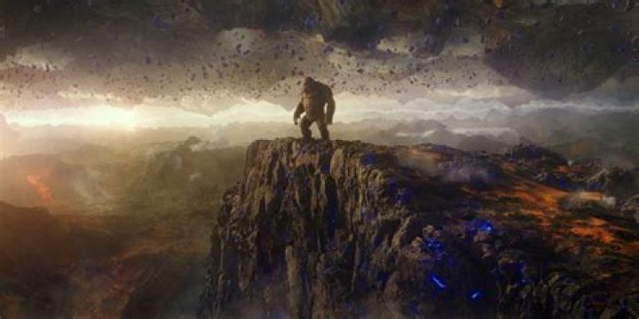 Kong in the Hollow Earth Ending