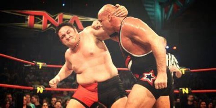 Kurt Angle Vs Samoa Joe