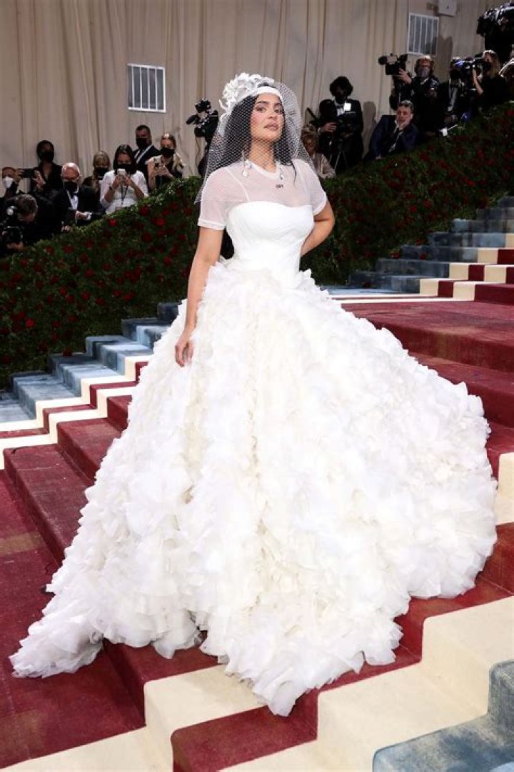 Kylie Jenner in Off-white