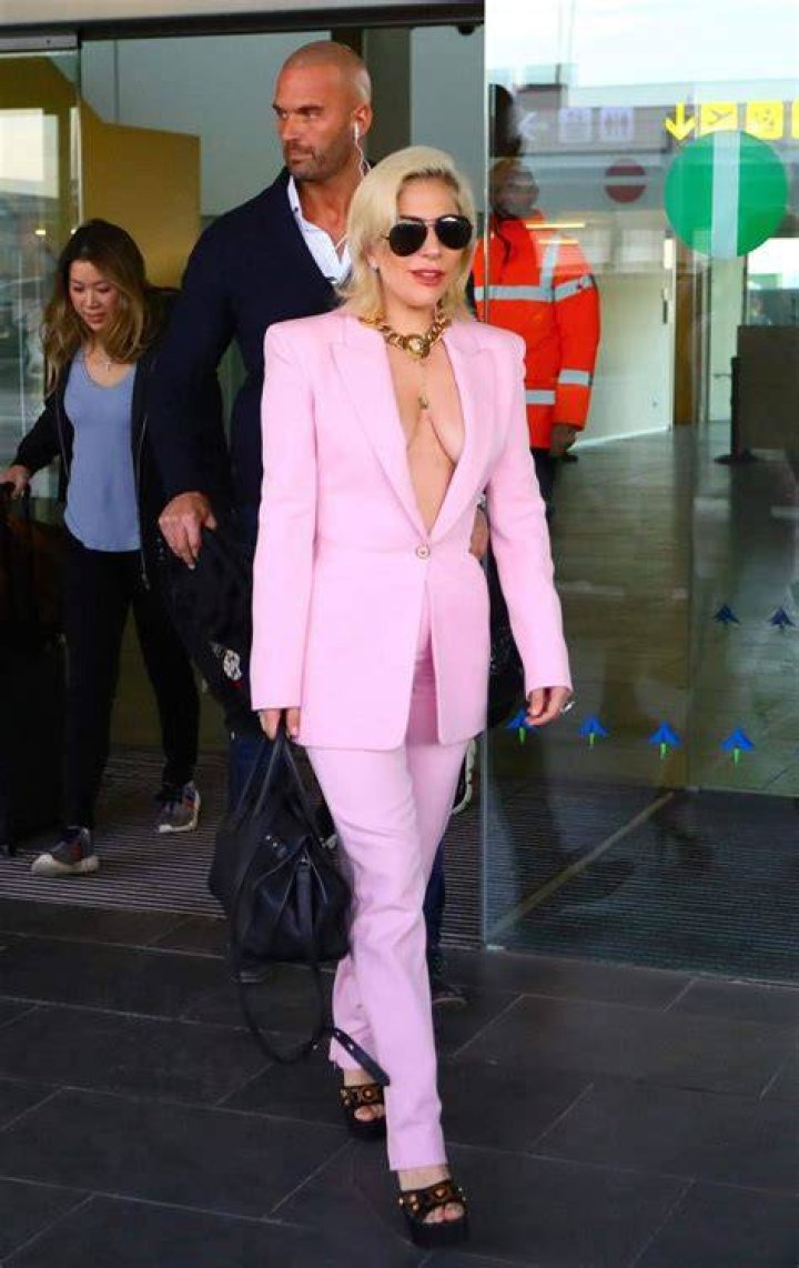 Lady Gaga Is Naked at the Airport