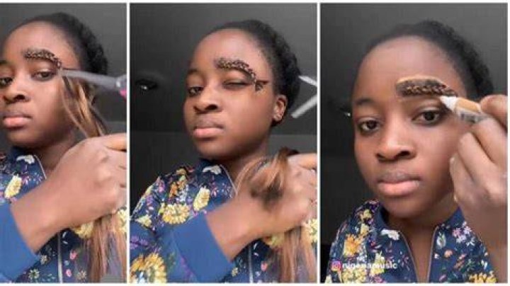 Lady Goes Viral For Braiding Eyebrows, Peeps Laugh at Hilarious Video
