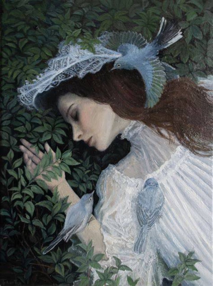 Lady&rsquo;s dream Painting, Art, Lady