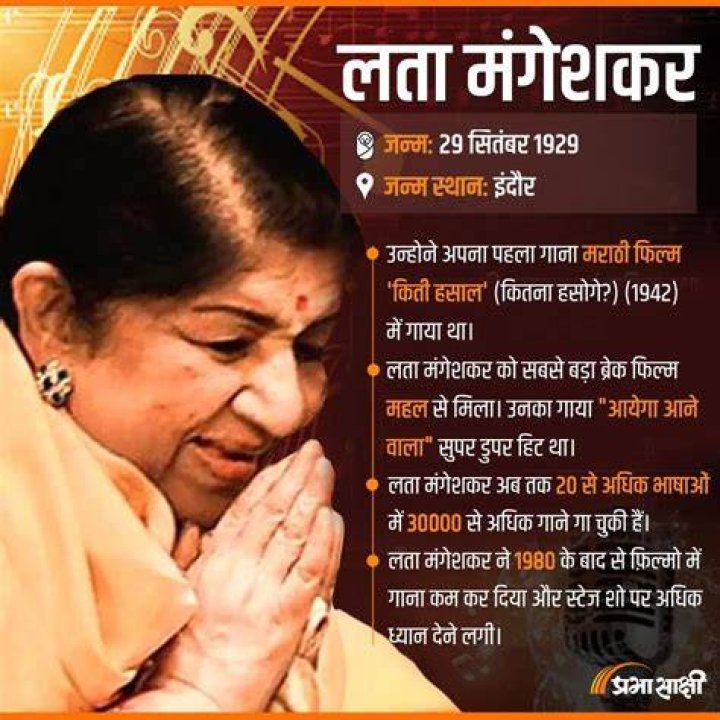 Lata Mangeshkar passed away