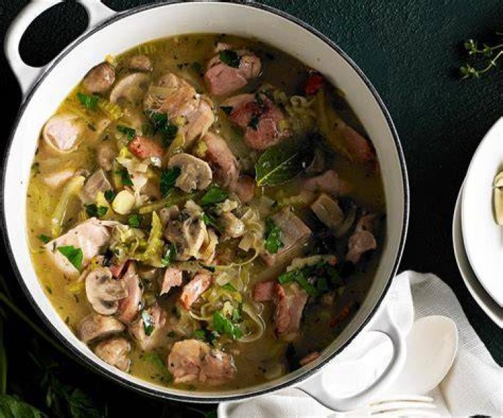 Leek, Mushroom & Chicken Fricassee