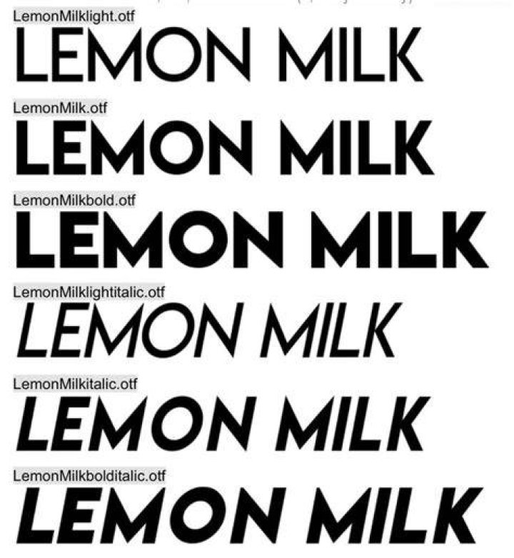 Lemon Milk Font Free Download Free Fonts