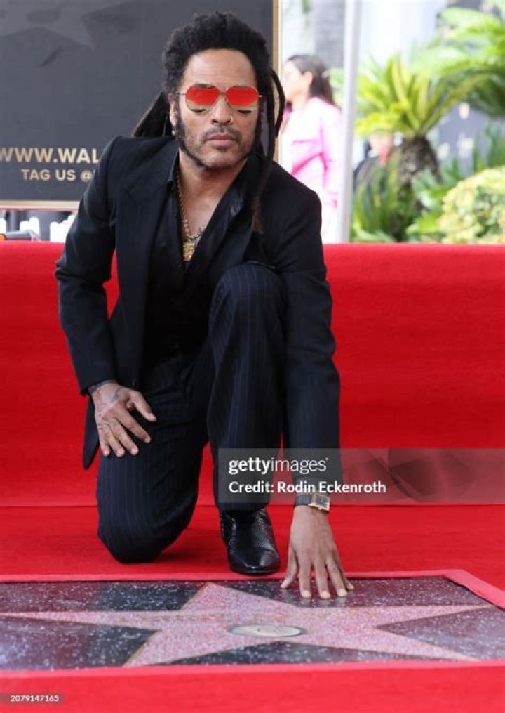 Lenny Kravitz Honored With Star on Hollywood Walk of Fame