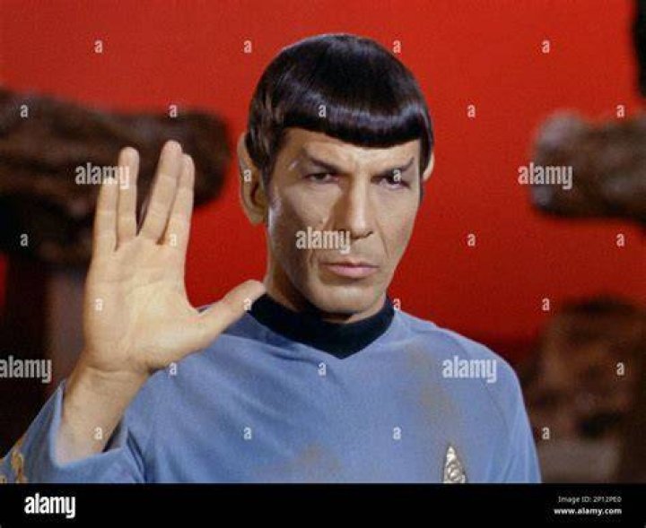 Leonard Nimoy as Spock and Sonequa Martin Greene as Michael Burnham in Star Trek Discovery