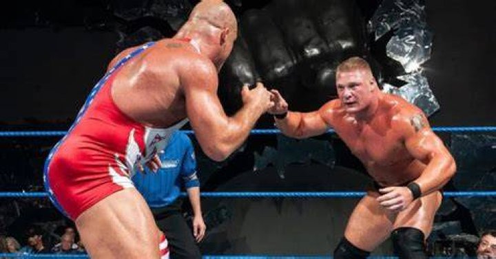 Lesnar v Angle SmackDown 2003