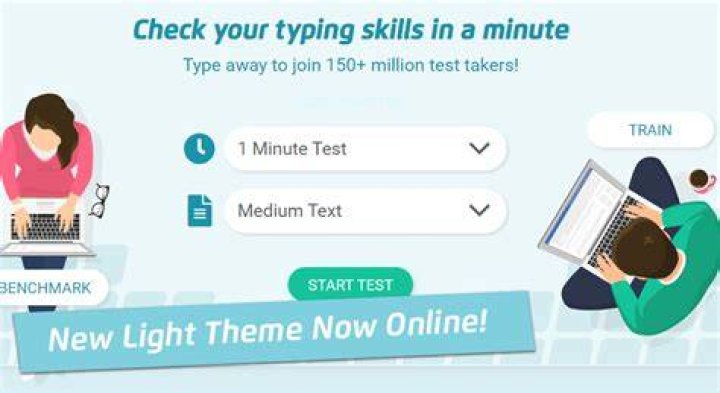 Let's take a typing test!