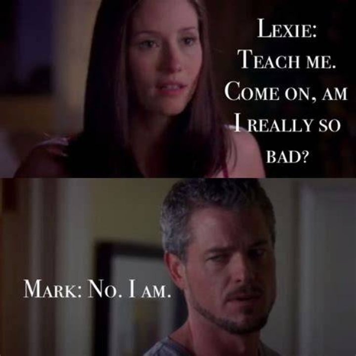 Lexie asks Mark if he wants to marry her.