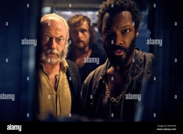 Liam Cunningham and Corey Hawkins in The Last Voyage of the Demeter