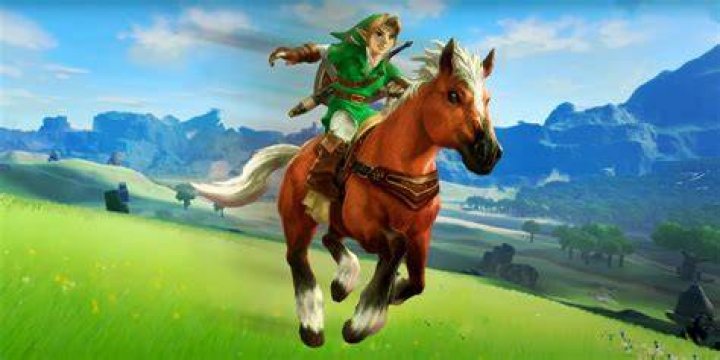 Link riding Epona in Tears of the Kingdom