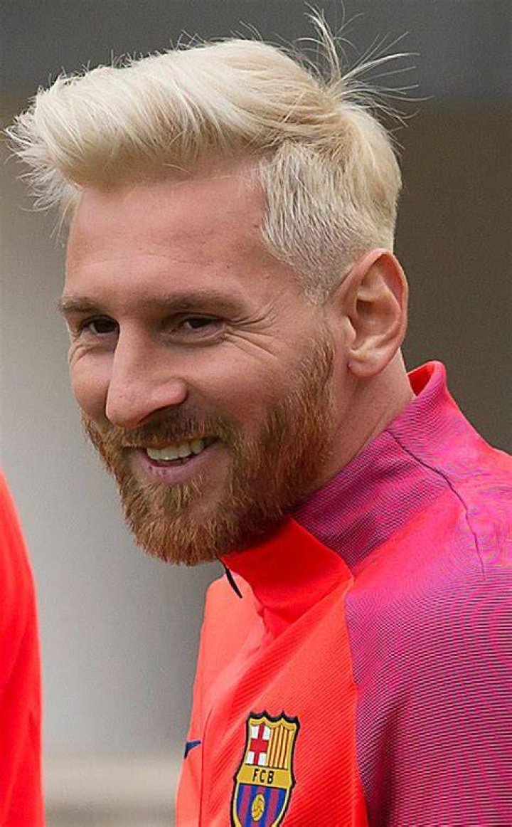 Lionel Messi Just Went Platinum Blond and the Internet Can't Deal