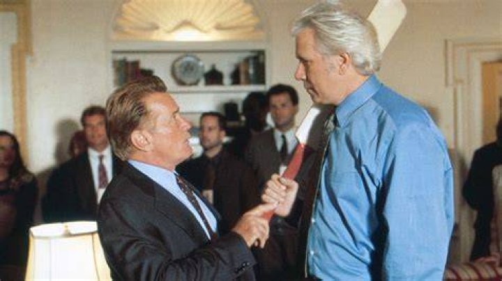 Lionel Tribbey and President Bartlet in the Oval Office. The West Wing.