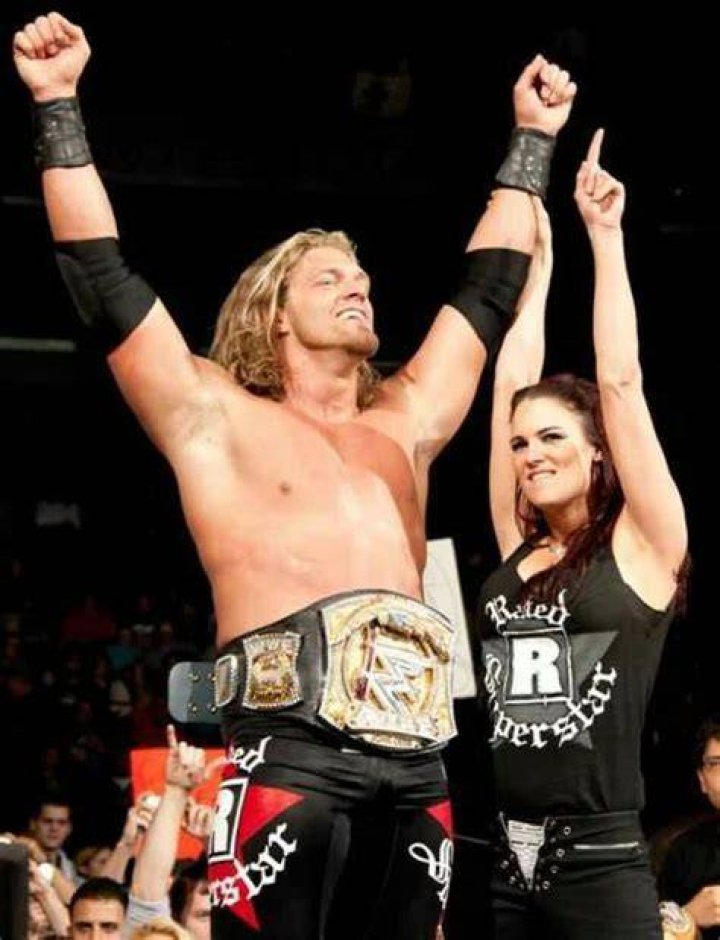 Lita and Edge as Champions