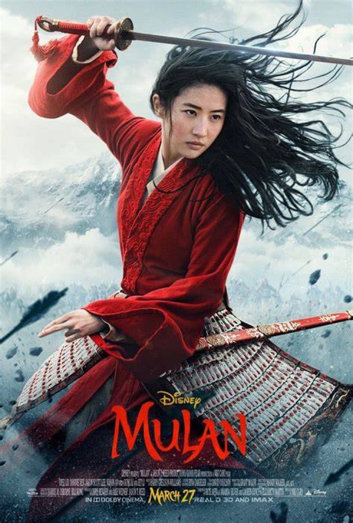 Liu Yifei in Mulan poster