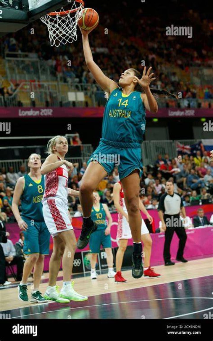 Liz Cambage at the 2012 London Olympics. Photo / Supplied